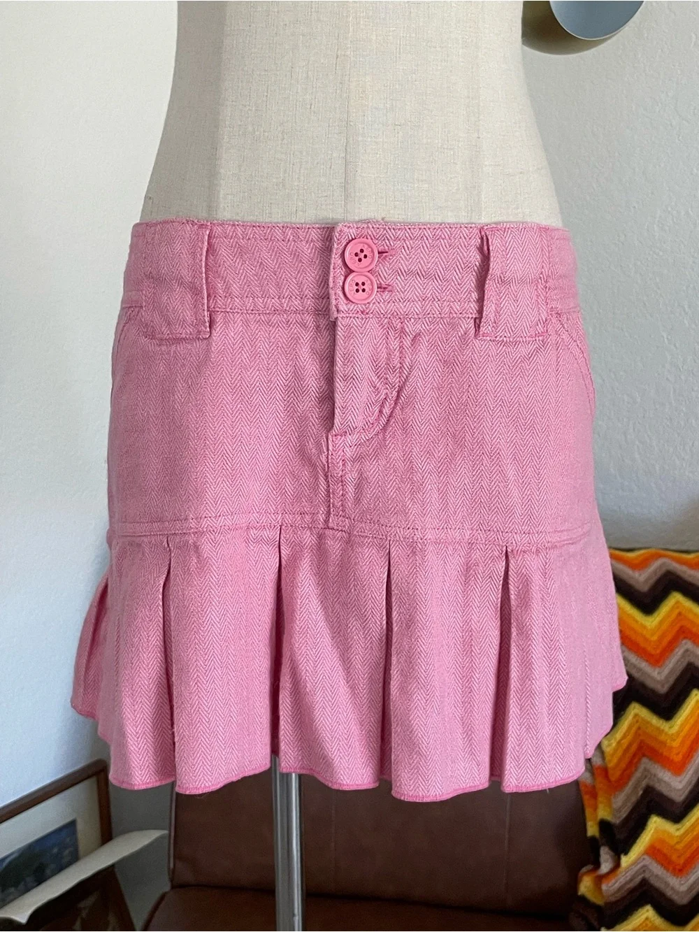 Y2K Aeropostale Y2K Barbie Pleated Mini Skirt